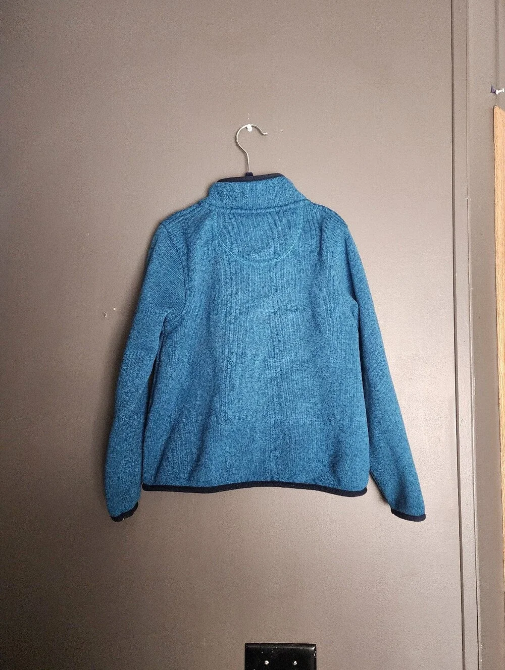 L.L. Bean kids pullover fleece sweater jacket size 6x / 7